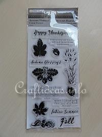 Autumn Harvest Clear Stamps