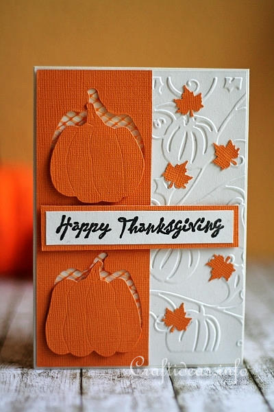 Happy Thanksgiving Card With Pumpkins 1