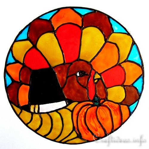 Thanksgiving Turkey Window Cling
